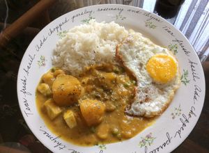 Una foto de Locro de zapallo peruano