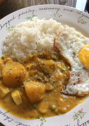 Una foto de Locro de zapallo peruano