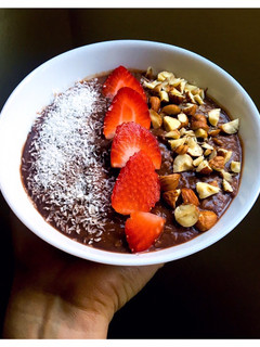 Una foto de Porridge Proteico Vegano