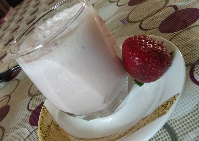 Simple Way to Prepare Ultimate Healthy strawberry banana smoothie