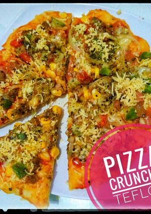 Foto resep Pizza Crunchy "Teflon"🍕🍕