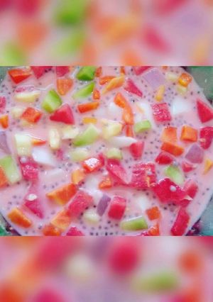 Foto resep Sup Buah ekonomis🍏🍊🍍🍋🍎🍓🍉🍈