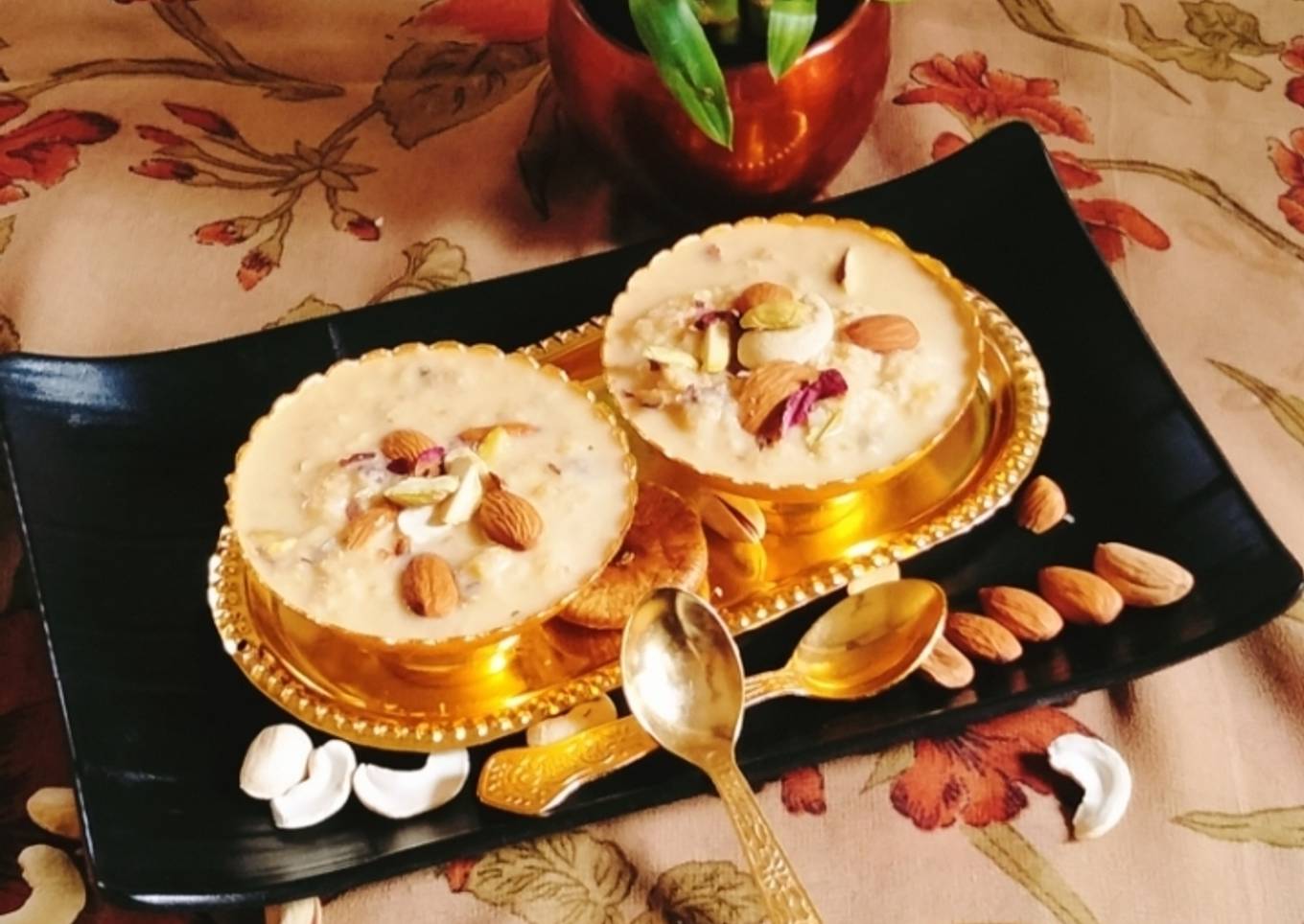 Almond kheer (badam payasam)