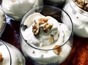 صورة لوصفة موس الجوزية Mousse au noix