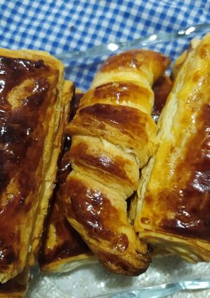 صورة لوصفة كرواصون بالشكولاطة pain chocolat