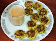 A picture of sweet potato cutlet
