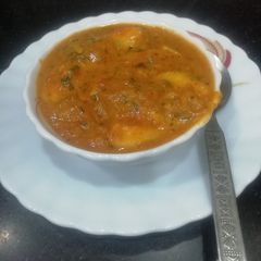 A picture of Dahi Ki Arbi (colacasia in curd).
