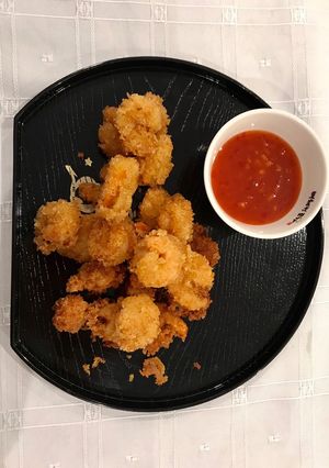 Una foto de Langostinos a la milanesa 🍤