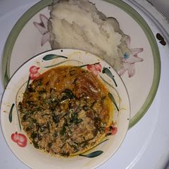 A picture of Egusi soup.