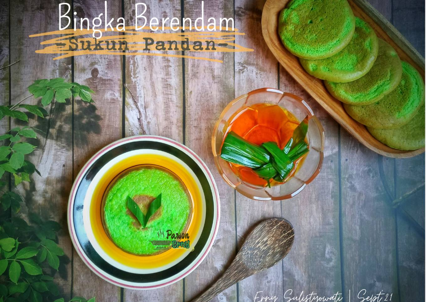Bingka Berendam (Sukun Pandan)