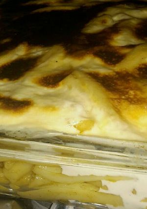 صورة لوصفة مكرونة بصوص القشطة