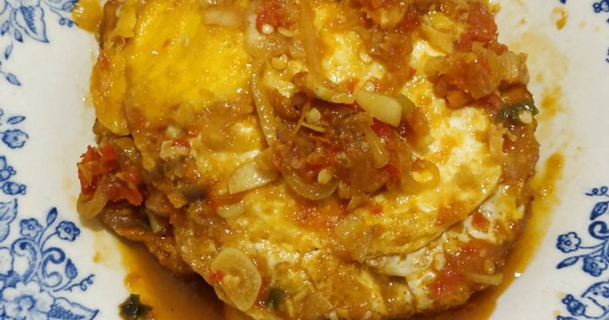 Resep Telor Ceplok Balado oleh Dapurku By Etika - Cookpad