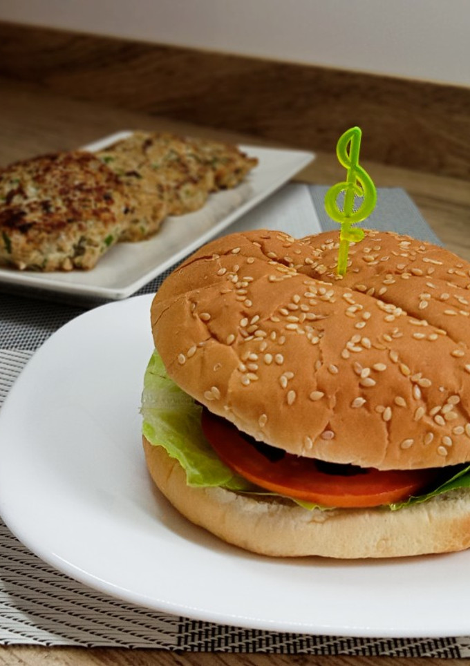 Una foto de Hamburguesas de coliflor y cerdo