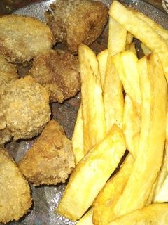 Una foto de Nuggets de no-pollo - APTO VEGANOS