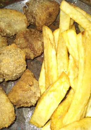 Una foto de Nuggets de no-pollo - APTO VEGANOS
