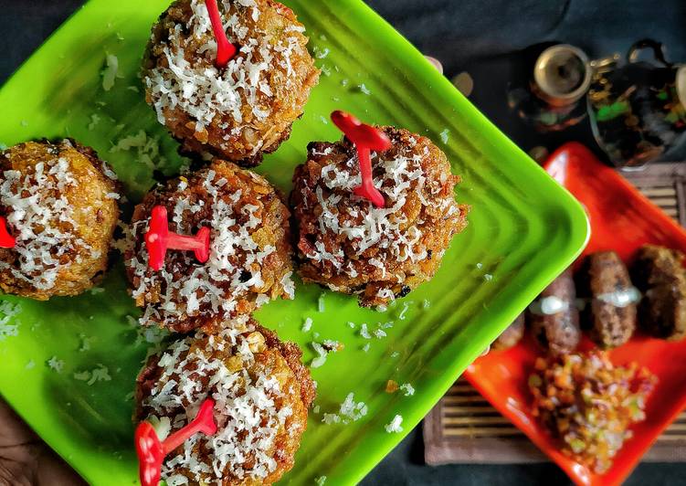 Simple Way to Prepare Ultimate Crispy Mini  Soya Tikki Bites