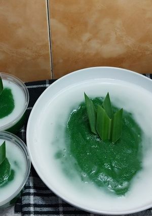 Foto resep Bubur singkong pandan /bubur ganepo
