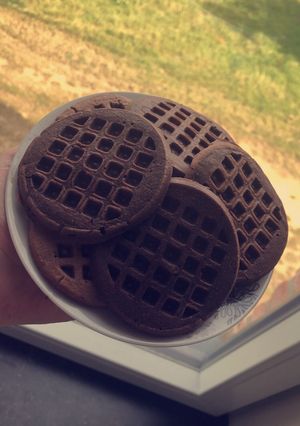 Une photo de Gaufrettes chocolat à la poêle