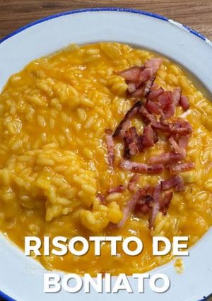 Una foto de Risotto de Boniato