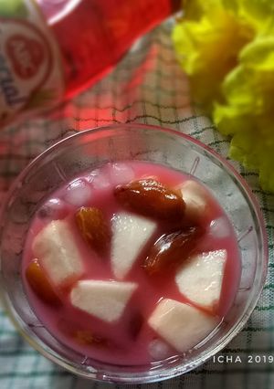 Foto resep Es sirup kurma susu belungka batu