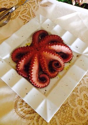 Una foto de Pulpo a la gallega