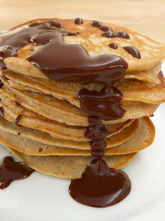 Una foto de Tortitas otoñales de castañas y calabaza 🥞🌰🎃