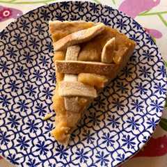 Una foto de Kuchen de membrillo