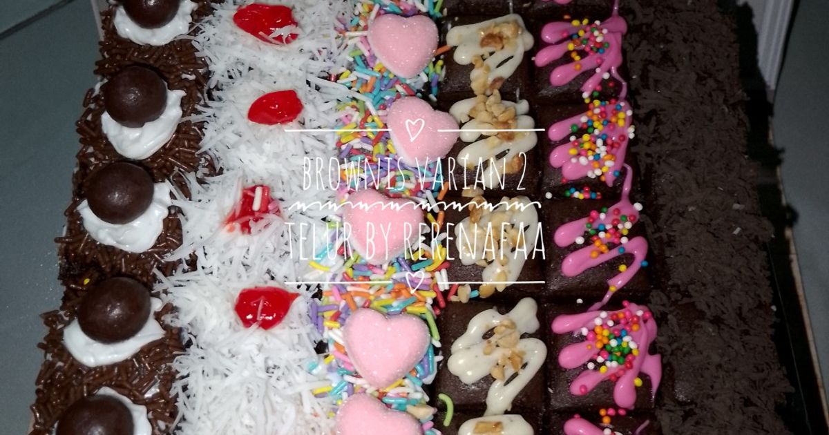 Brownis 2 butir telur