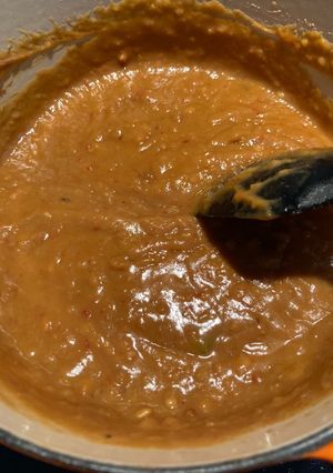 Foto resep Saus kacang kriuk kilat enak untuk siomay