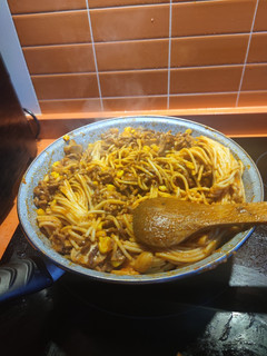 Una foto de Espaguetis con carne