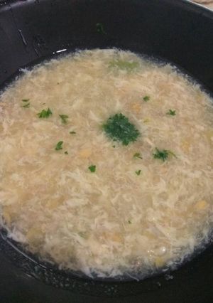 Foto resep Crab egg drop soup