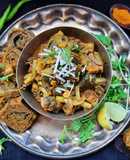 Turiya Patra Nu Shak (Ridge Gourd Colocasia Leaves rolls Curry)