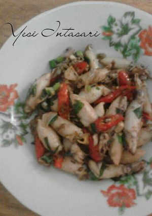 Foto resep Cumi Asin Tumis Pedas