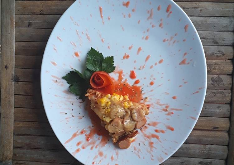 Cara Gampang Membuat Pizza Mie yang Enak