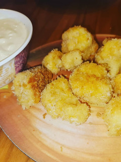 Gebackener Blumenkohl mit Knoblauch Dip Rezepthauptbild