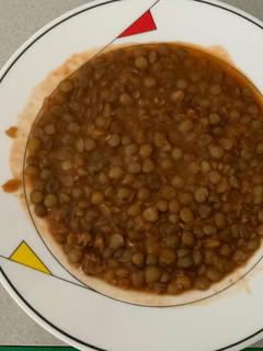 صورة لوصفة عدس بجبة
