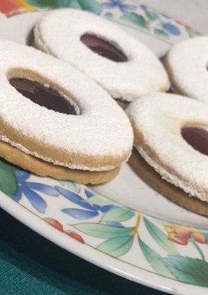 Una foto de Galletas con mermelada