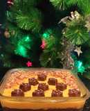 Cookies custard pudding