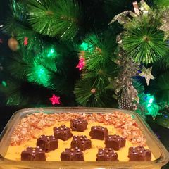 A picture of Cookies custard pudding.