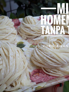 Foto resep Mie Homemade tanpa telur