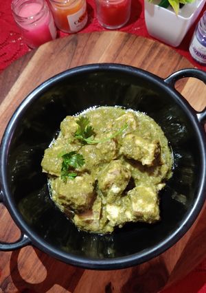 A picture of DHANIA PANEER without ONION GARLIC....