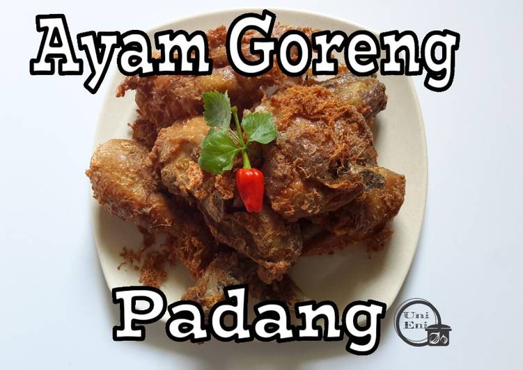Resep Ayam Goreng Padang, Enak Banget
