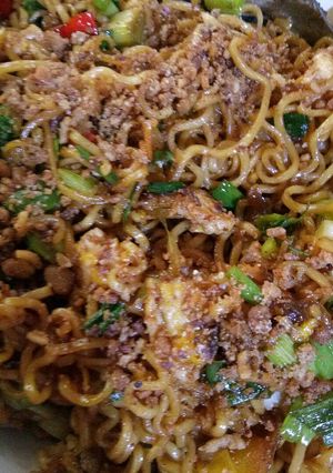 Foto resep Mie goreng kriuk bawang