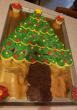 Una foto de Árbol de cupcakes