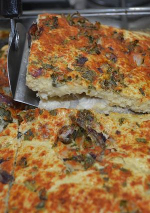 Una foto de Filet de Palo rosado en pan de avena