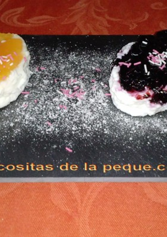 Una foto de Delicias de queso 0% con mermeladas