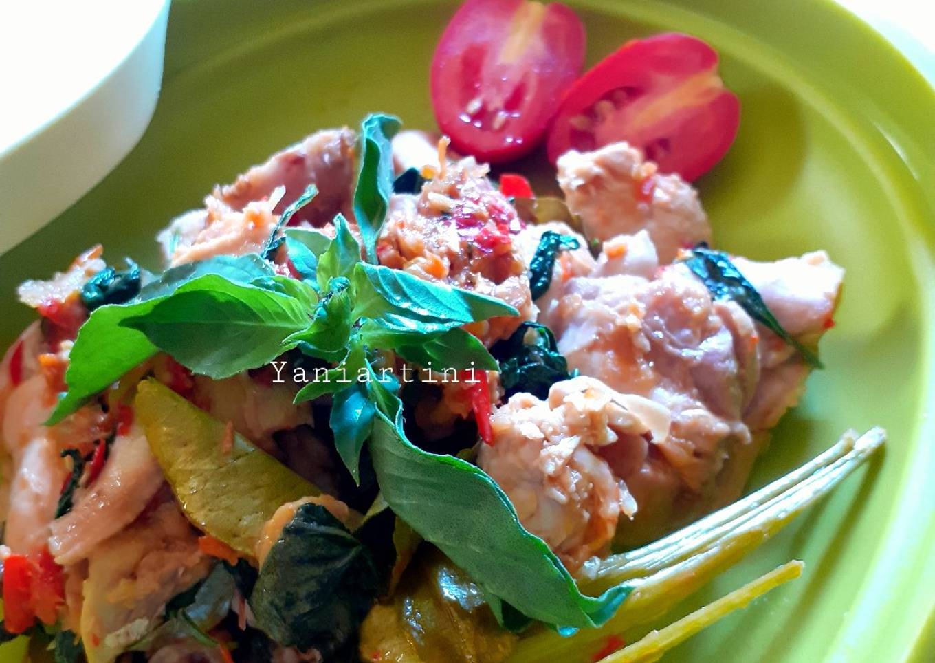 Lauk : Ayam Rica-rica tanpa Minyak