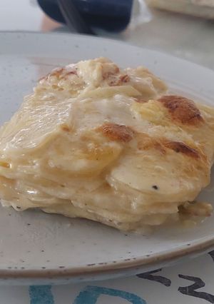 Una foto de Papas Gratinadas al Horno con Crema