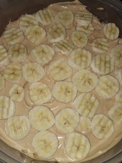 Una foto de Tarta de dulce de leche y plátano (Sencilla sin calor)