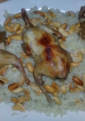 صورة لوصفة الارز المحشي بالفراخ